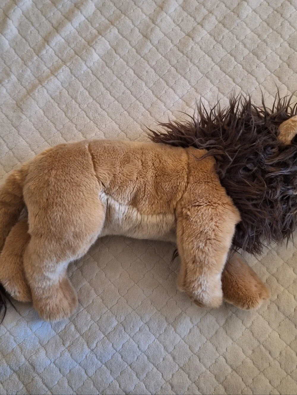 FAO Schwarz /Toys R Us Realistic Natural Looking Lion Plush W Mane 20